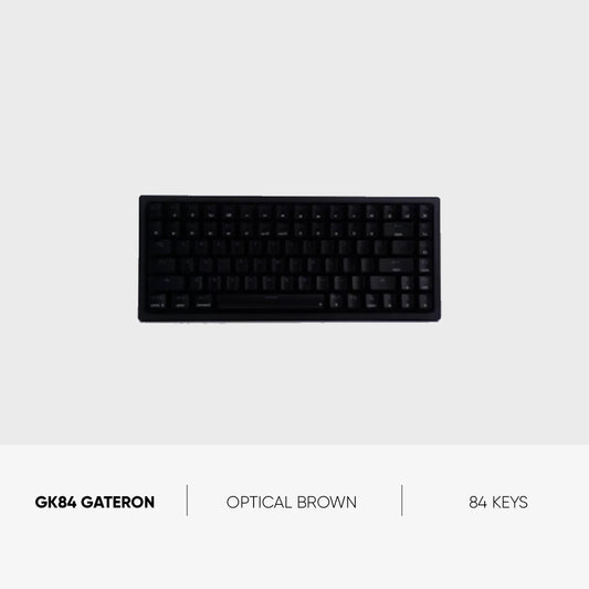 GK84 GATERON OPTICAL BROWN Caps: Bk | Case: Bk